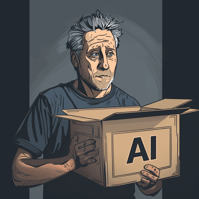 AI Fears Ignite Jon Stewart's Satirical Fire