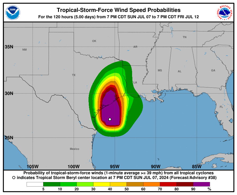 Beryl Powers Up to Target Texas: Prepare Now!