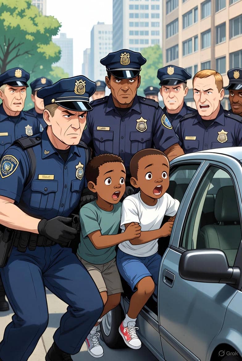 Laughing Lawlessness: 4 Kids, Zero Consequences